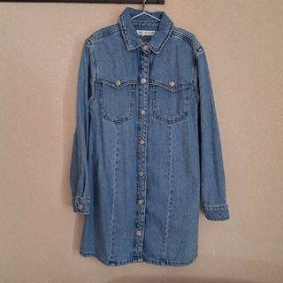 ザラキッズ(ZARA KIDS)のデニムワンピース　140cm(ワンピース)