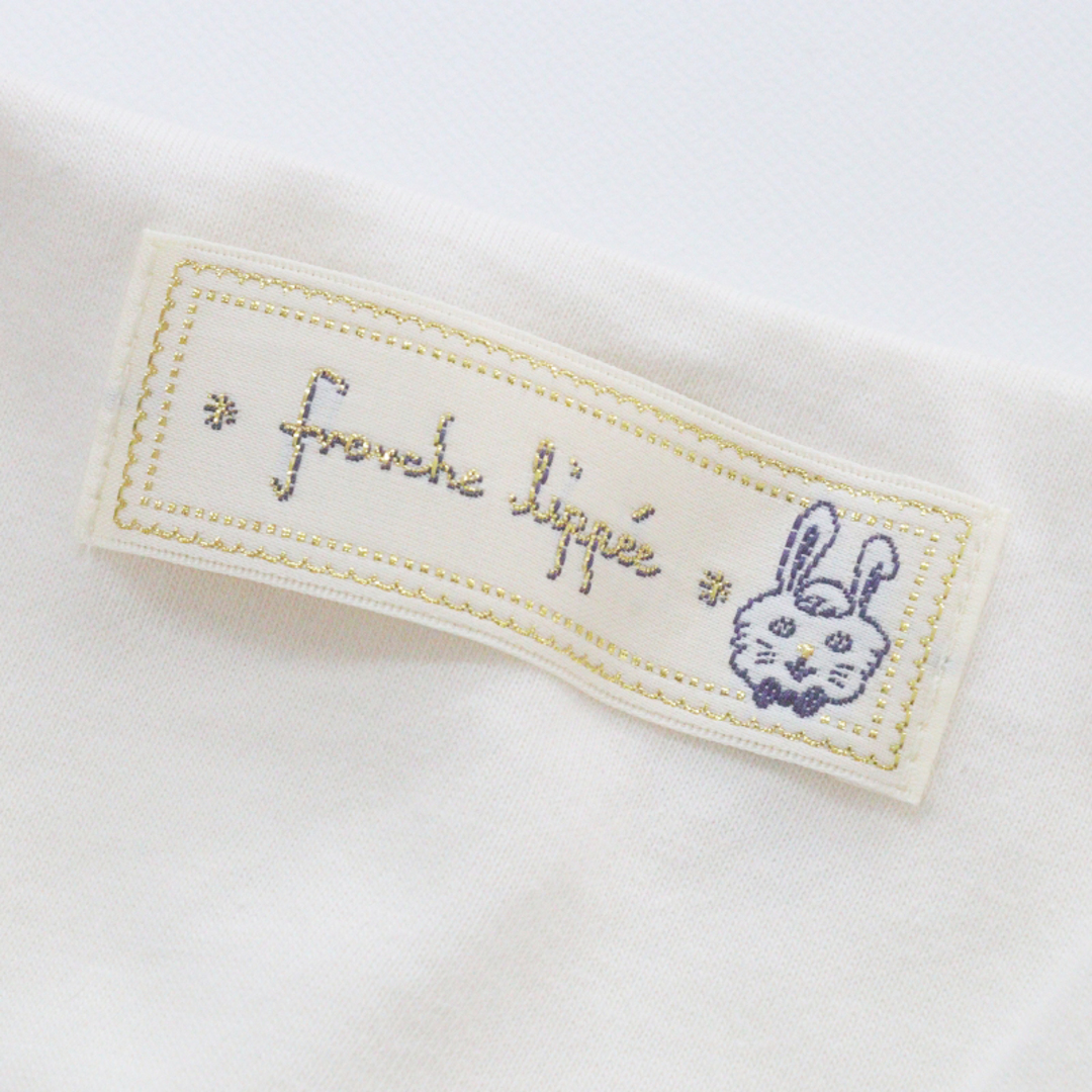 franche lippee(フランシュリッペ)の大きいサイズ フランシュリッペ franche lippee コロコロパンダ 切替 チュールワンピース FL5/ホワイトブラック【2400013580588】 レディースのワンピース(その他)の商品写真