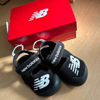 ニューバランス(New Balance)のニューバランス　靴　サンダル　黒　14 キッズ　子ども　New Balance(サンダル)