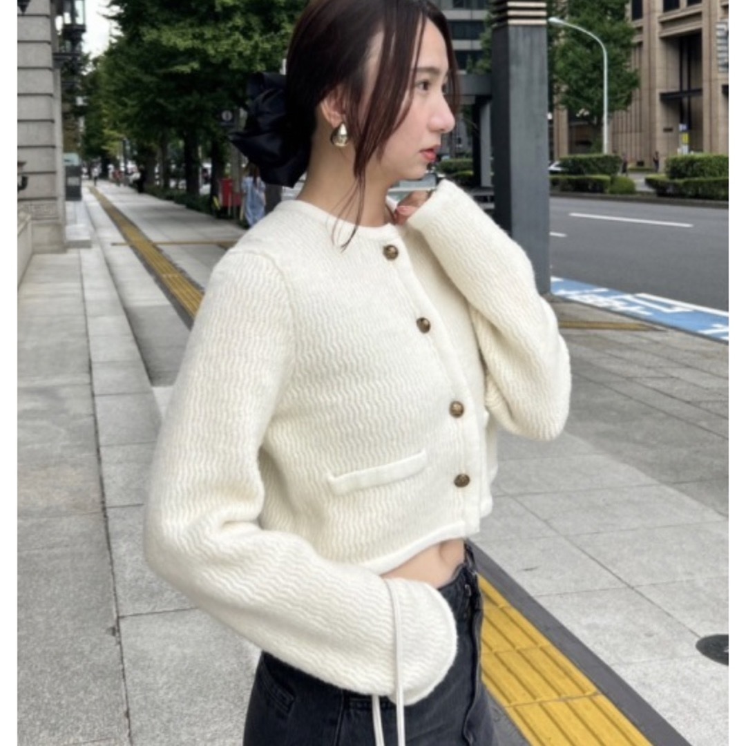 FRAY I.D - 新品♡FRAY I.Dブークレヤーンコンパクトニット FRAY I.D - 新品♡FRAY I.Dブークレヤーンコンパクトニット