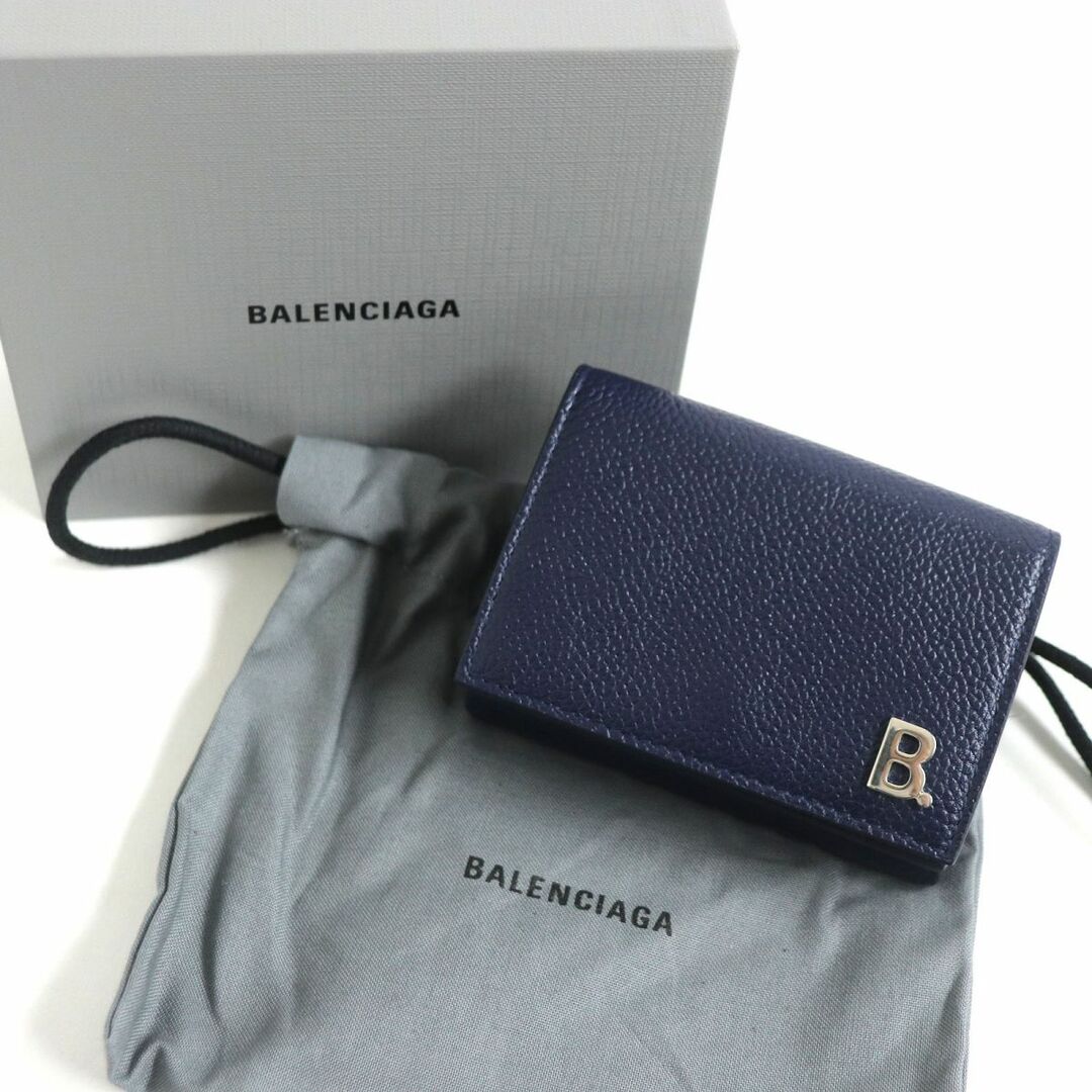 BALENCIAGA バレンシアガ ロゴ コンパクトウォレット 三つ折財布