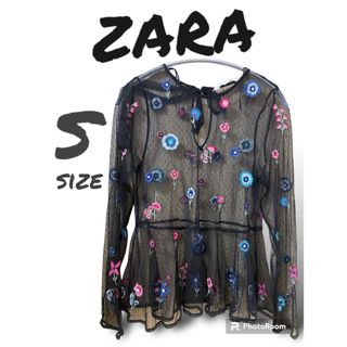 ZARA - 【完売商品】ZARA アシンメトリー ポプリン ブラウス ポプリン ...