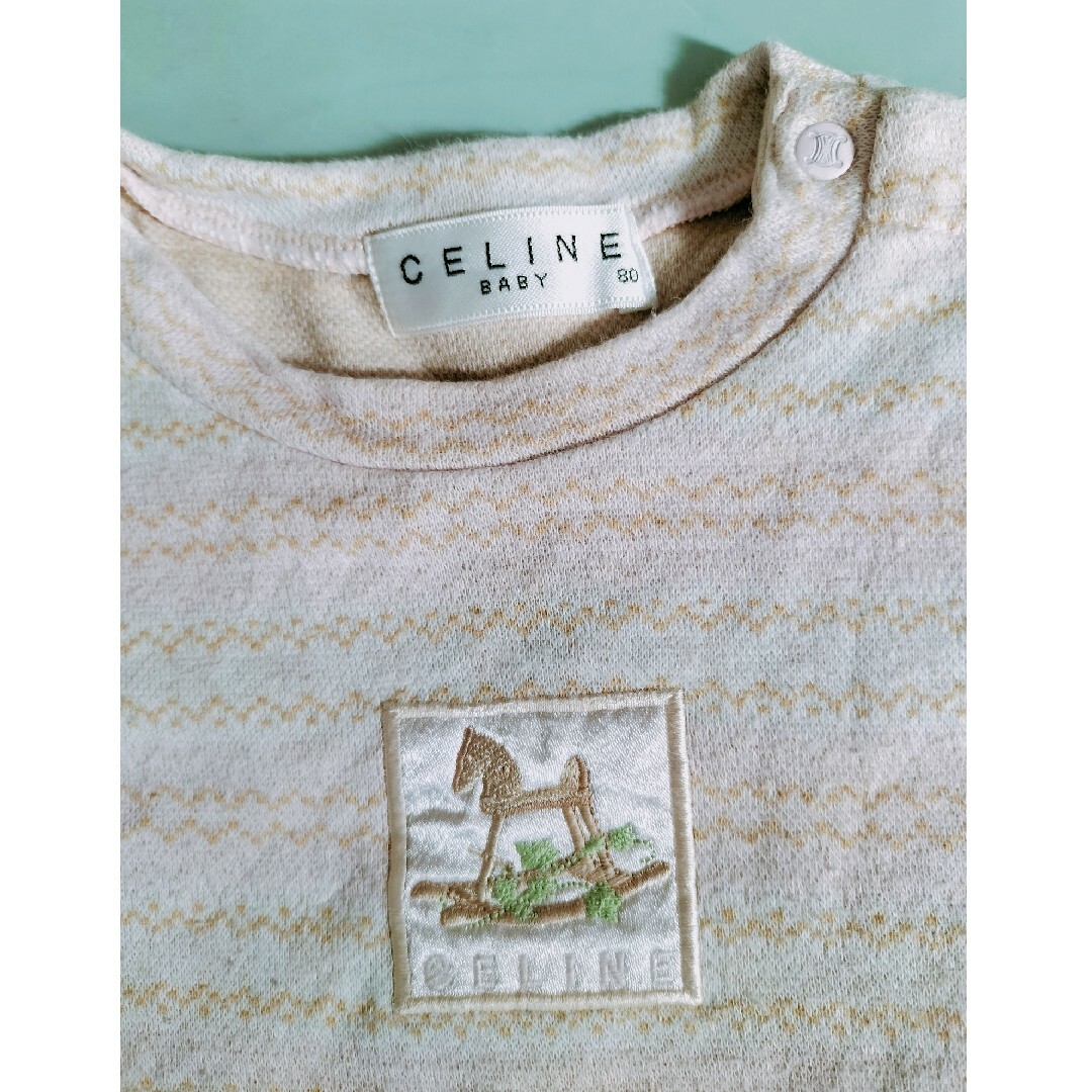 celine(セリーヌ)のCELINE(セリーヌ)✾ロンパース/80 /女の子/長袖 キッズ/ベビー/マタニティのベビー服(~85cm)(ロンパース)の商品写真