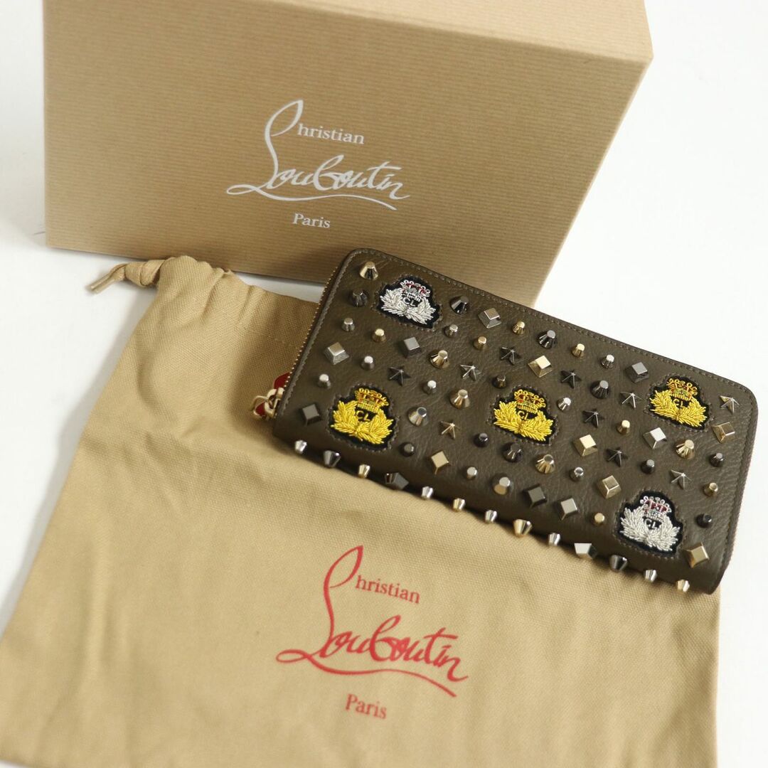 極美品 Christian Louboutin スタッズ財布