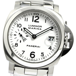 パネライ(PANERAI)のパネライ PANERAI PAM00051 ルミノール マリーナ デイト スモールセコンド 自動巻き メンズ _780081(腕時計(アナログ))