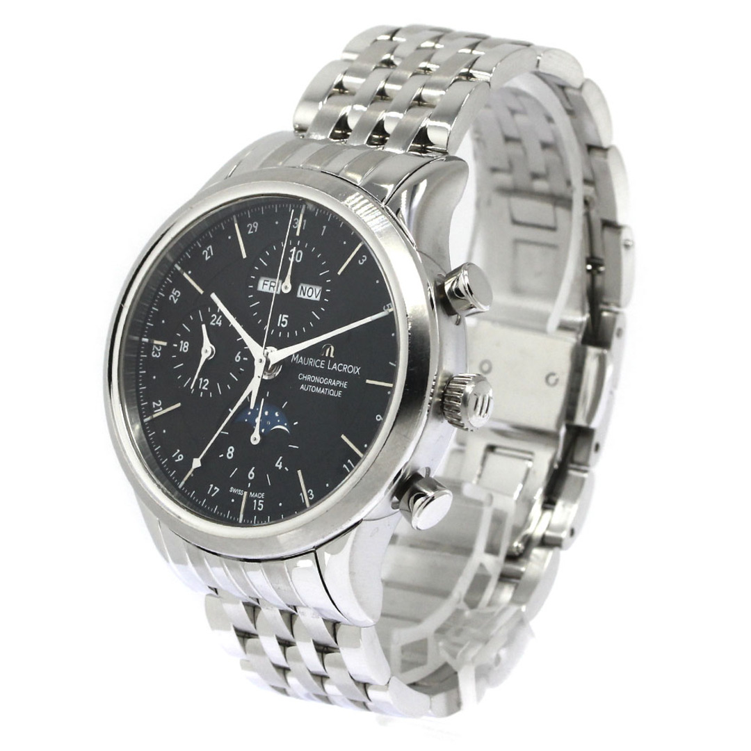 MAURICE LACROIX(モーリスラクロア)のモーリスラクロア MAURICE LACROIX LC6078 レ・クラシック クロノグラフ ムーンフェイズ 自動巻き メンズ _777345 メンズの時計(腕時計(アナログ))の商品写真