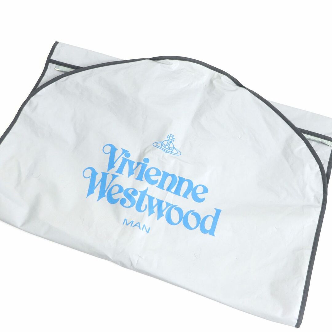 Vivienne Westwood(ヴィヴィアンウエストウッド)の美品□ヴィヴィアンウエストウッド MAN オーブ ロゴボタン ミントカラー ウール メルトン デザインコート ダークグリーン 50 日本製 正規品　t01-st30220-413 メンズのジャケット/アウター(その他)の商品写真