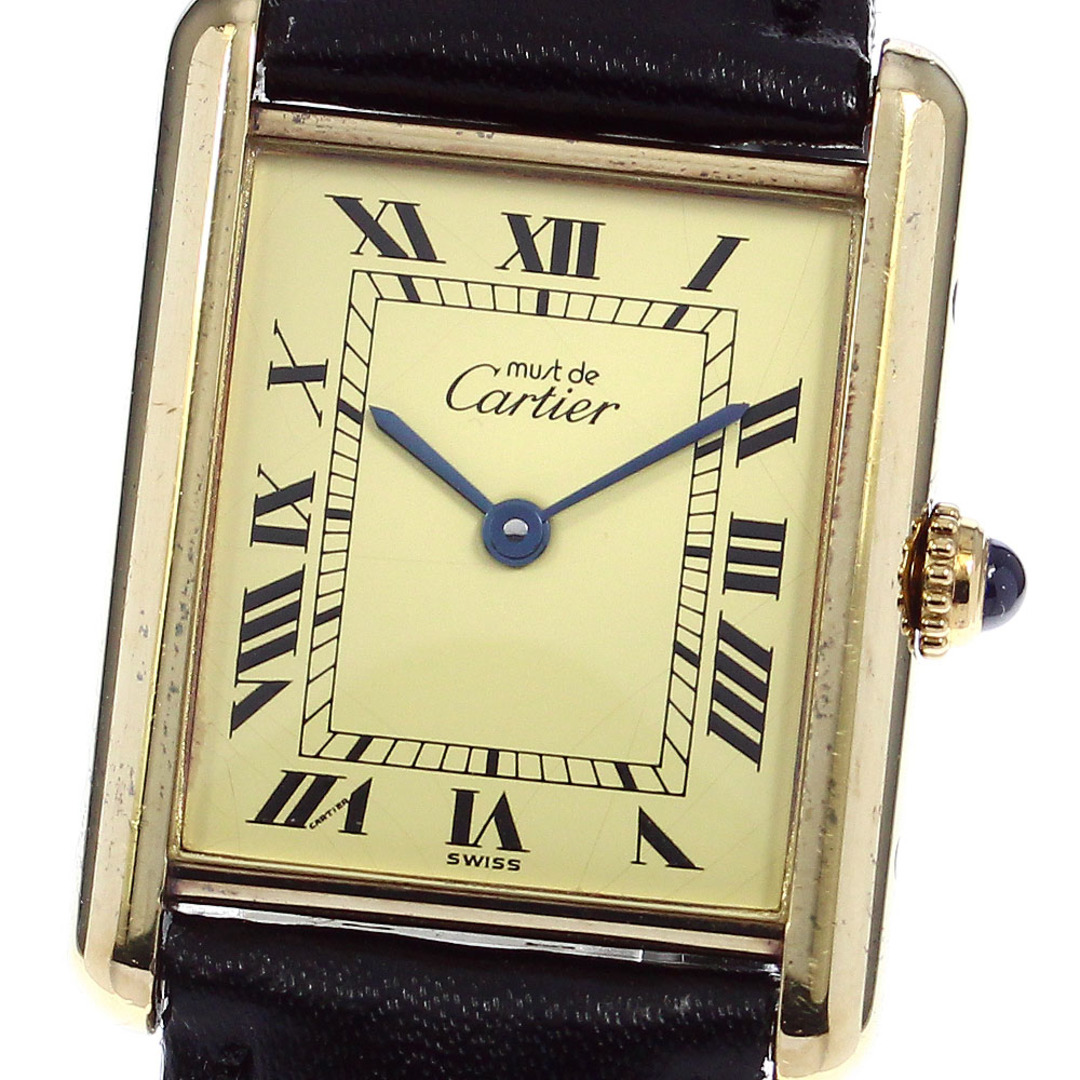 カルティエ CARTIER W1002753 マストタンクLM クォーツ ボーイズ _651797【ev10】