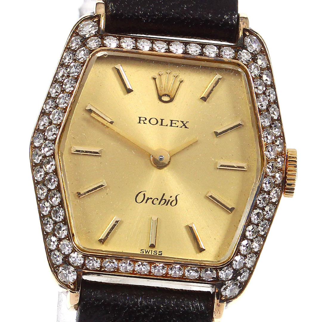 ROLEX - ロレックス ROLEX 2683 オーキッド K18YG Cal.1400 アフター ROLEX - ロレックス ROLEX 2683 オーキッド K18YG Cal.1400 アフター