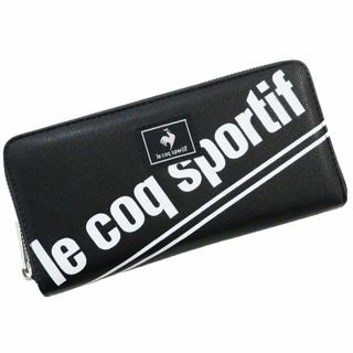 ルコックスポルティフ(le coq sportif)のle coq sportiルコックスポルティフ 長財布 斜めロゴ★ブラック新品(財布)