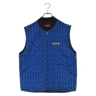 シュプリーム(Supreme)のSUPREME シュプリーム 18AW Gonz Shop Best ゴンズショップベスト ブルー(ダウンベスト)