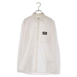 バーバリー(BURBERRY)のBURBERRY バーバリー Logo Stretch Cotton Shirt 8021794 ロゴストレッチ コットンシャツ 長袖シャツ ホワイト(シャツ)