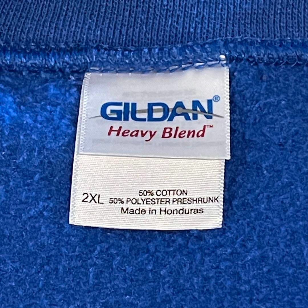 GILDAN(ギルタン)の【389】　GILDAN ギルダン　オーバーサイズ　トレーナー　ジャージ　ブルー メンズのトップス(スウェット)の商品写真