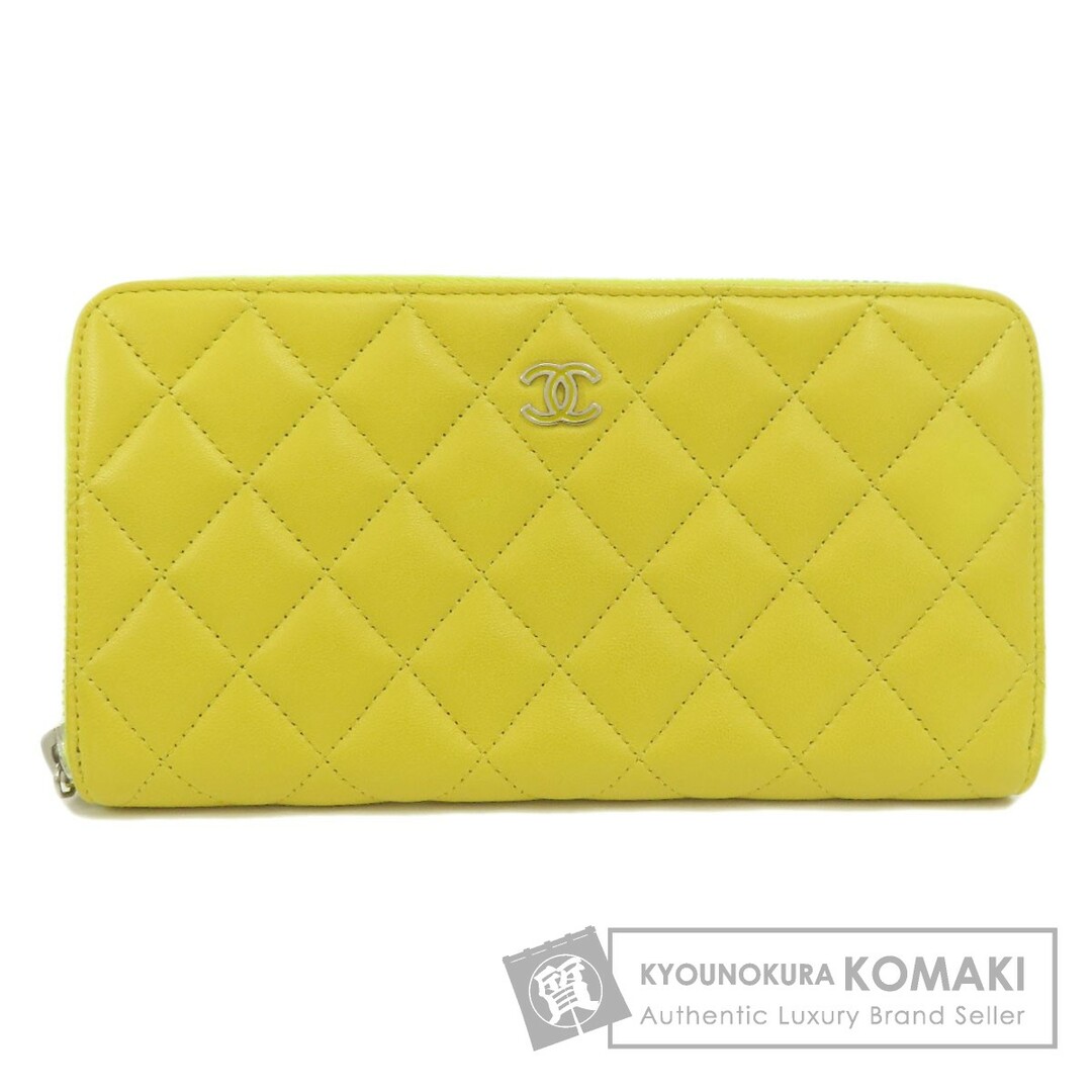 CHANEL - CHANEL マトラッセ ココマーク シルバー金具 長財布(小銭