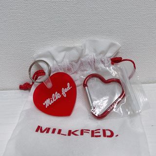 ミルクフェド(MILKFED.)のミルクフェド　ラバーキーホルダー　カラビナ(キーホルダー)