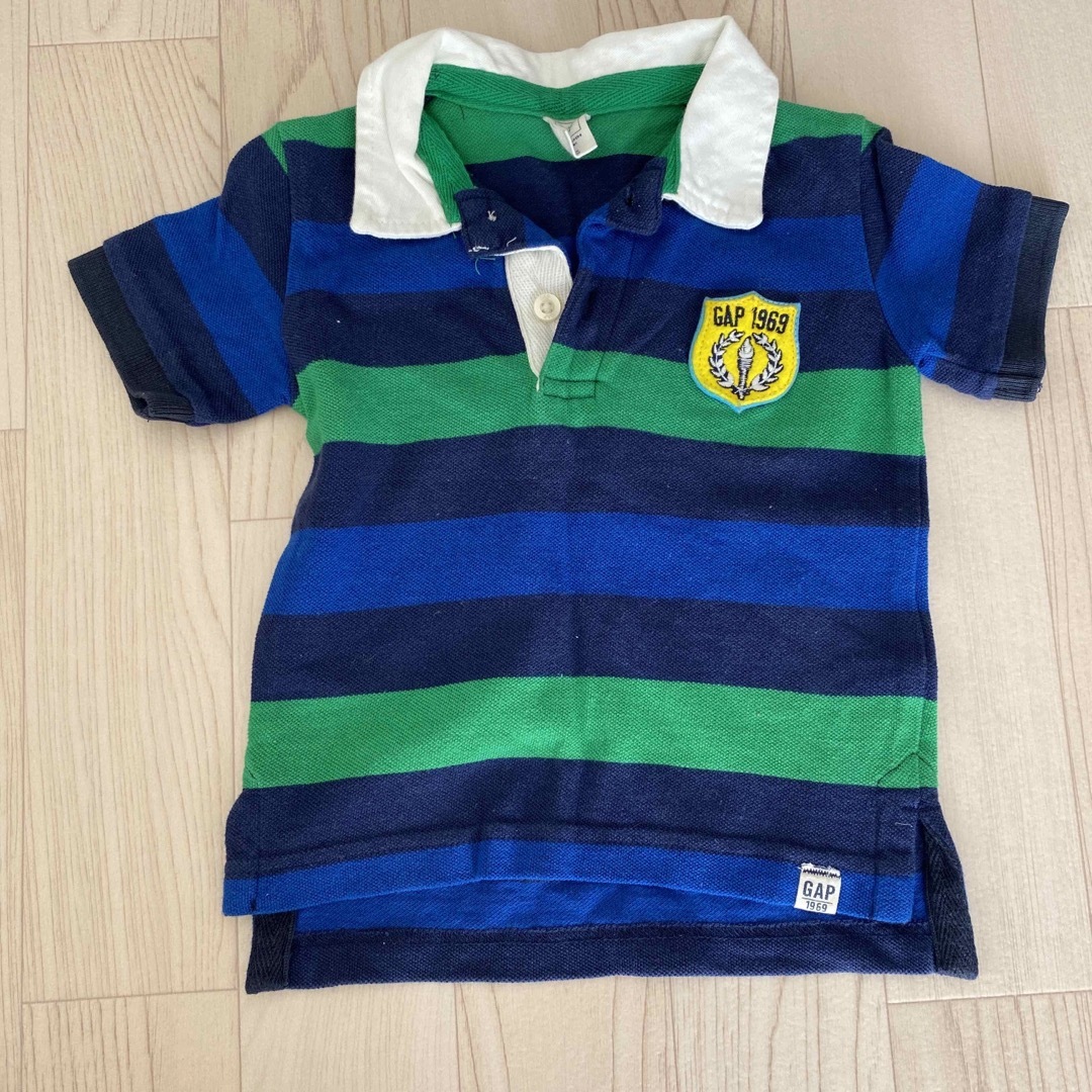 babyGAP(ベビーギャップ)のbabygap ラガーシャツ キッズ/ベビー/マタニティのベビー服(~85cm)(シャツ/カットソー)の商品写真