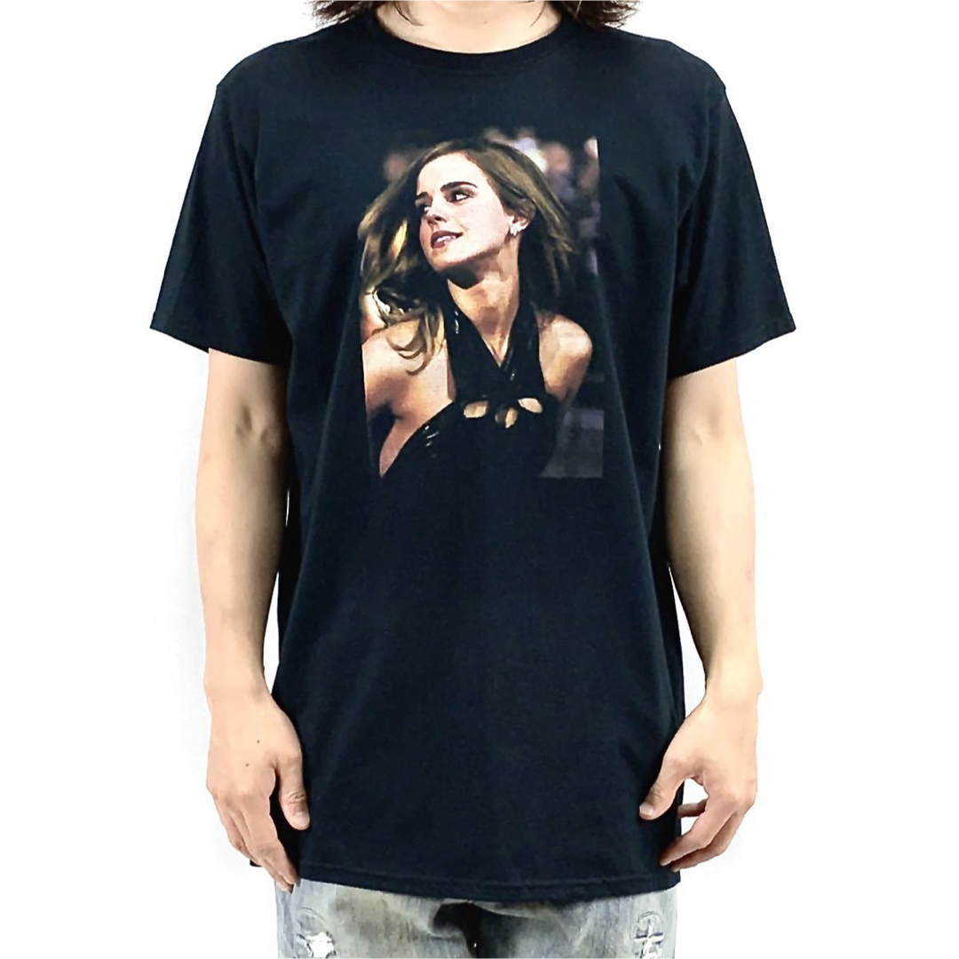 新品 エマワトソン ハリーポッター ハーマイオニー 美女と野獣 女優 Tシャツ メンズのトップス(Tシャツ/カットソー(半袖/袖なし))の商品写真