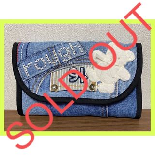 デニムリメイク☆リアルファータグ✨革タグ
