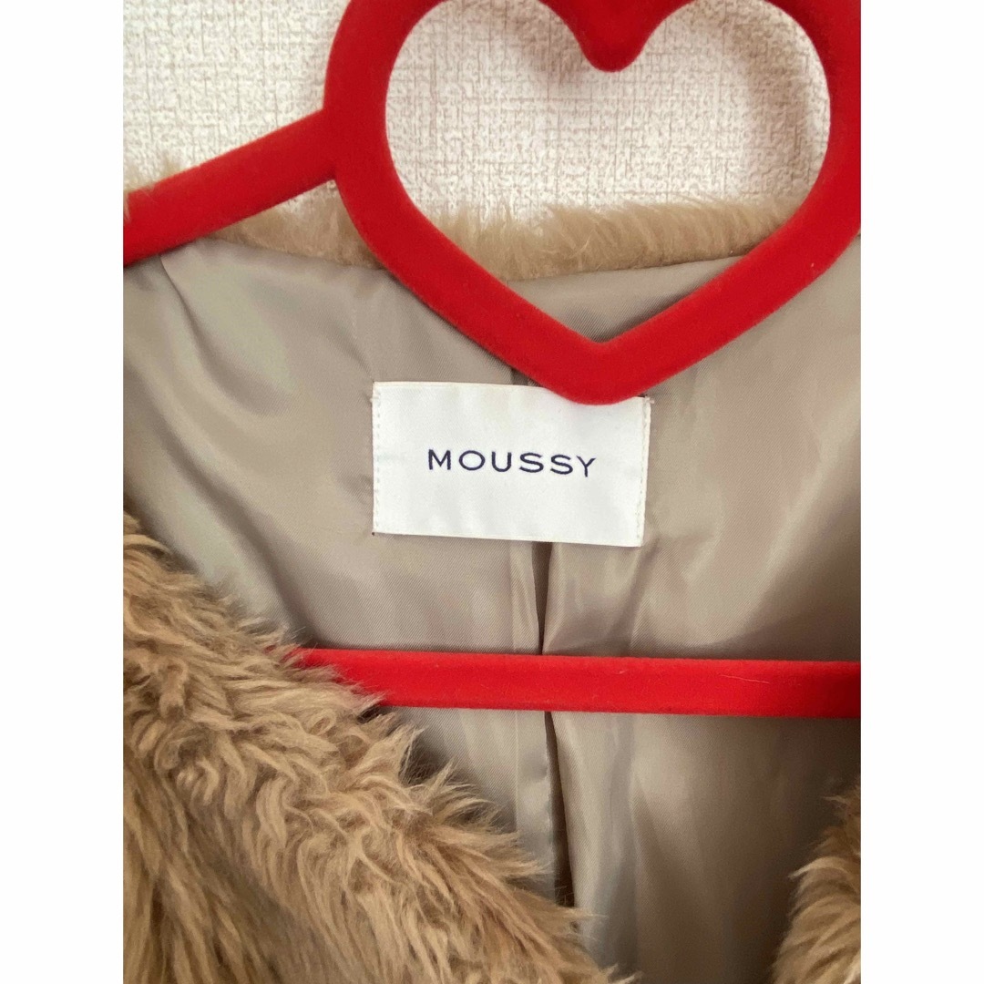 moussy(マウジー)のmoussy マウジー　ファーコート レディースのジャケット/アウター(毛皮/ファーコート)の商品写真