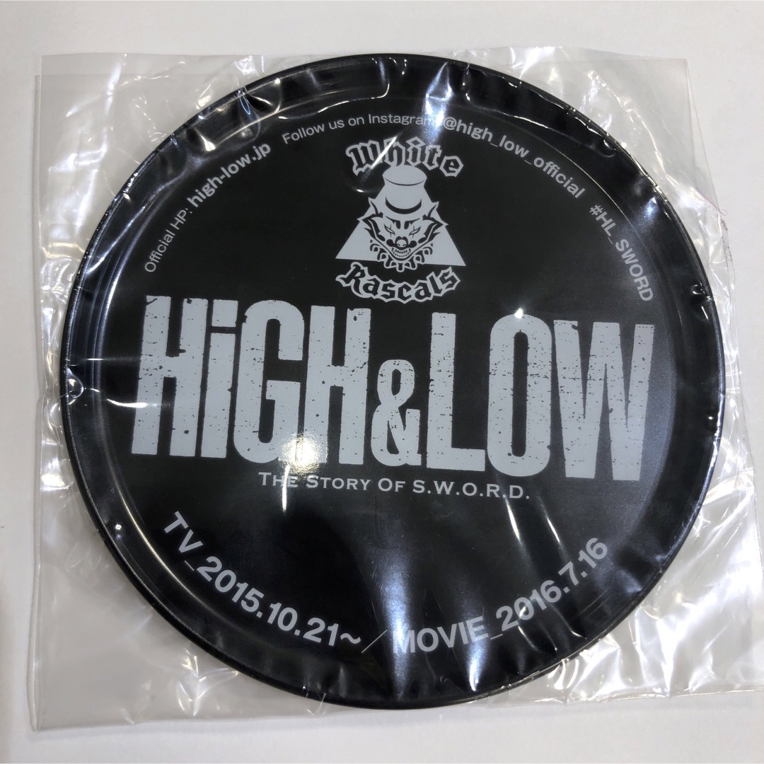 EXILE TRIBE(エグザイル トライブ)のHIGH&LOW MUGEN WhiteRascals ブリキコースター 2個 エンタメ/ホビーのタレントグッズ(ミュージシャン)の商品写真