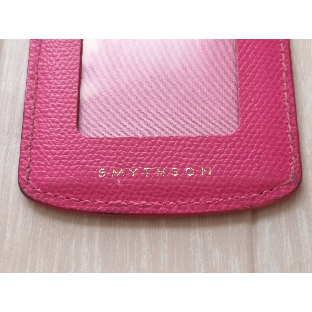 Smythson(スマイソン)の☆SMYTHON Smythson スマイソン レザー ラゲージタグ☆ レディースのファッション小物(キーホルダー)の商品写真