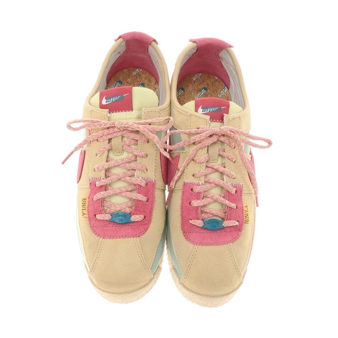 NIKE(ナイキ)の【中古】ナイキ NIKE 2022年春夏 UNIONコラボ Cortez SP Union Sesame コルテッツ スニーカー ベージュxピンク【サイズ27cm】【メンズ】 メンズの靴/シューズ(スニーカー)の商品写真