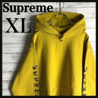 supremeパーカー美品　人気XL