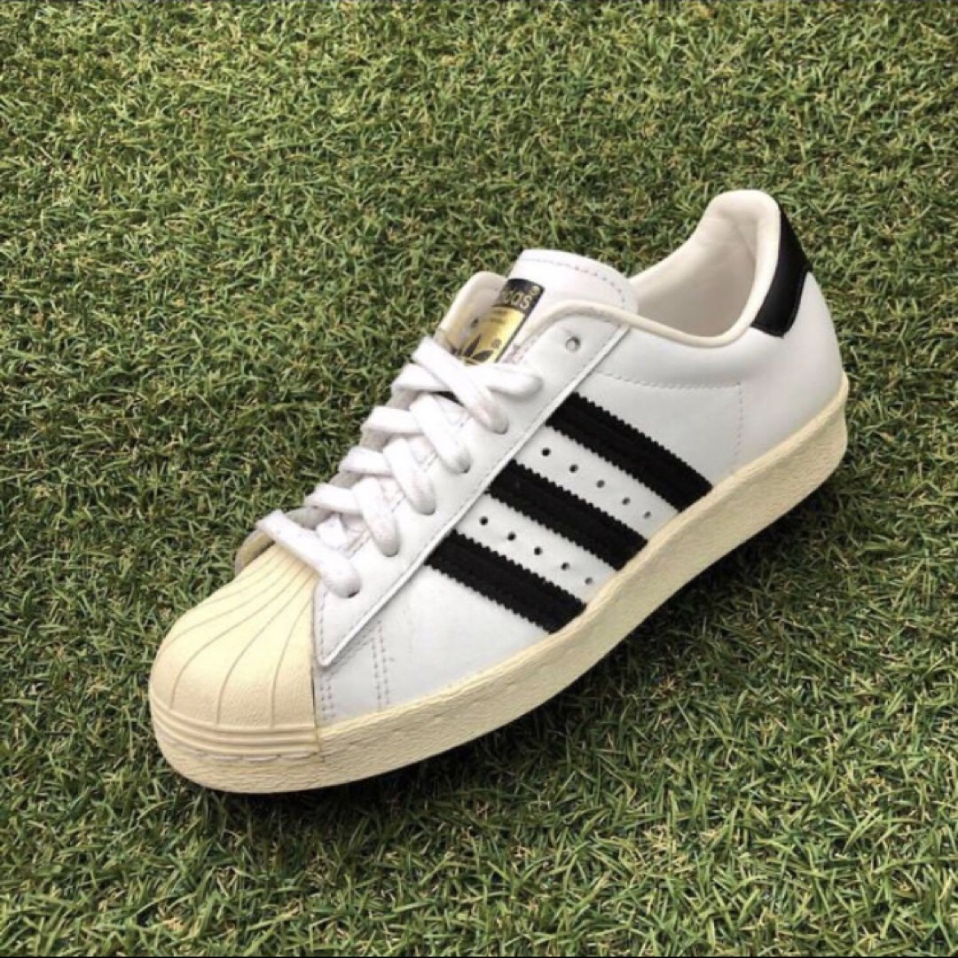 美品22.5 adidas SS80S アディダス スーパースター80s D8