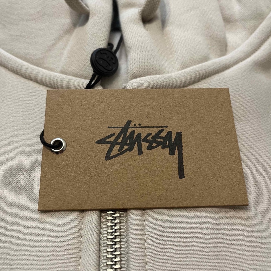 新品 正規品 8ボール ステューシー stussy パーカー ベージュ L