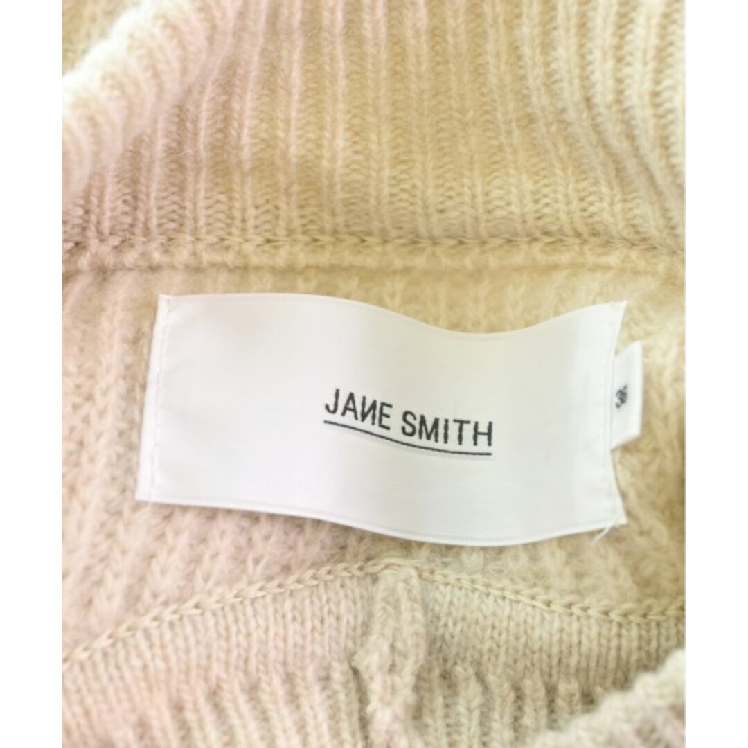 JANE SMITH(ジェーンスミス)のJANE SMITH ジェーンスミス ワンピース 36(S位) ベージュ 【古着】【中古】 レディースのワンピース(ひざ丈ワンピース)の商品写真