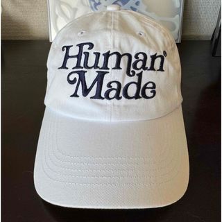 ヒューマンメイド(HUMAN MADE)のhuman made キャップ　白(キャップ)