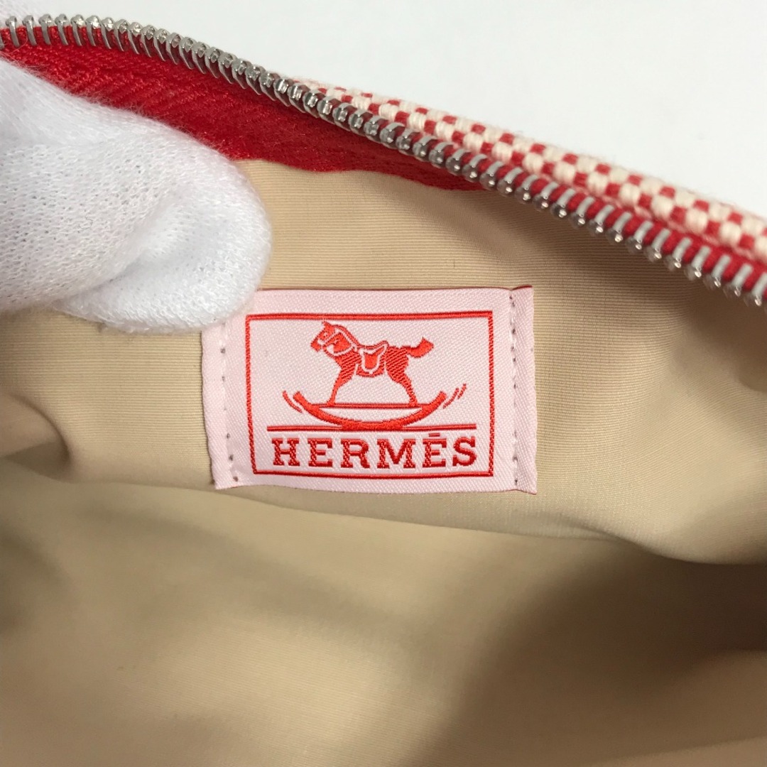 Hermes(エルメス)のエルメス HERMES アニモーピクセル 筆箱 ステーショナリー ポーチ ペンケース キャンバス オレンジ 美品 インテリア/住まい/日用品の文房具(ペンケース/筆箱)の商品写真