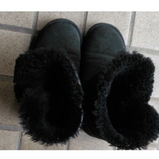 アグ(UGG)の人気 UGG ブラック US7 24cm アグブーツ(ブーツ)