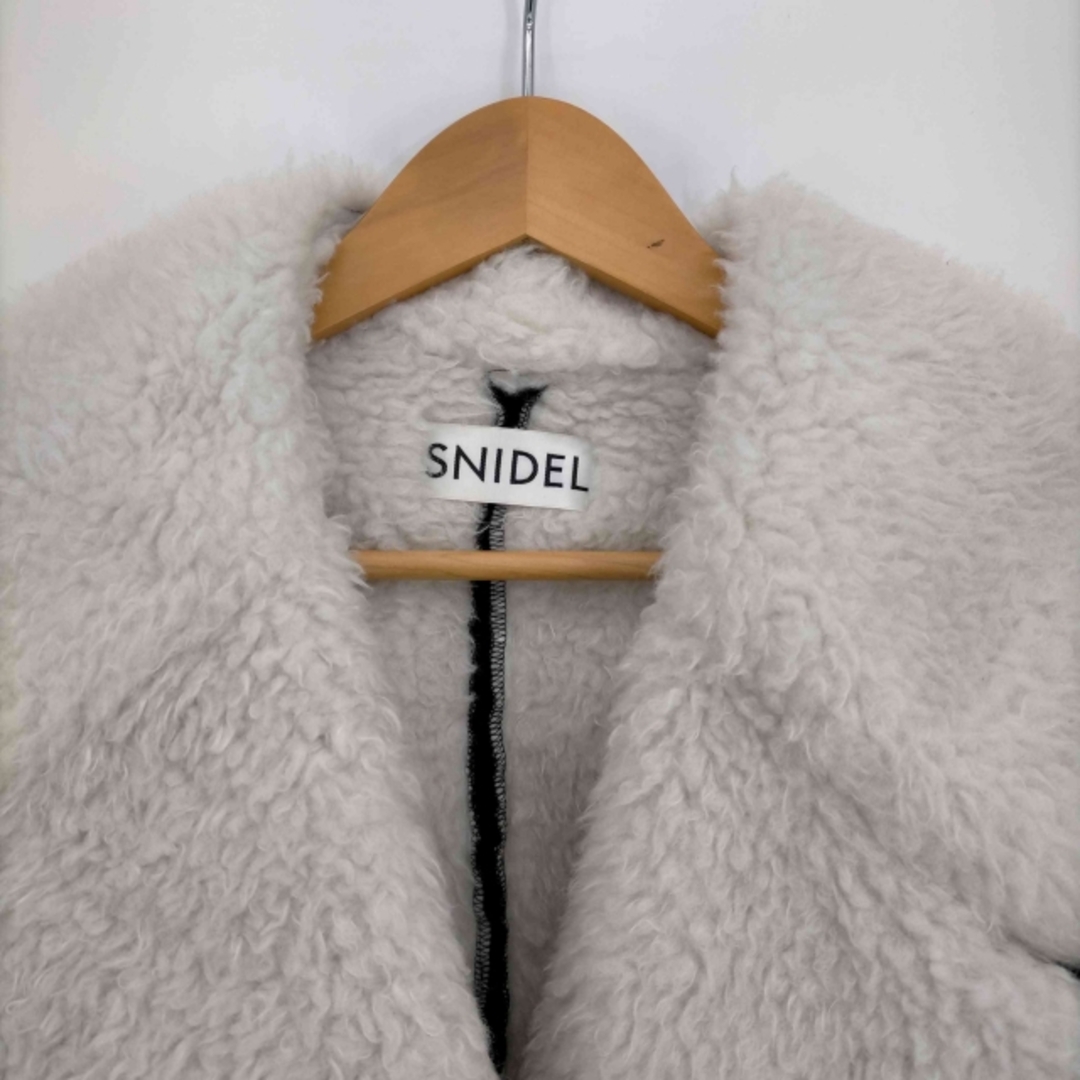 【美品】SNIDEL ムートンコート　ウエストマーク　レディース