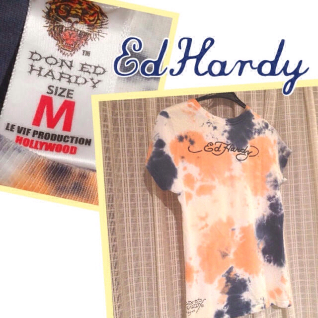 Ed Hardy(エドハーディー)の日本未発売♡エドハーディーTシャツ♡美品 レディースのトップス(Tシャツ(半袖/袖なし))の商品写真