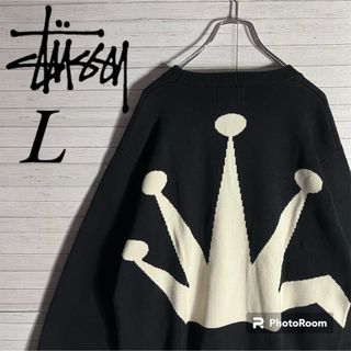 stussy ステューシー ノースリーブ ニット セーター スカル チュニック