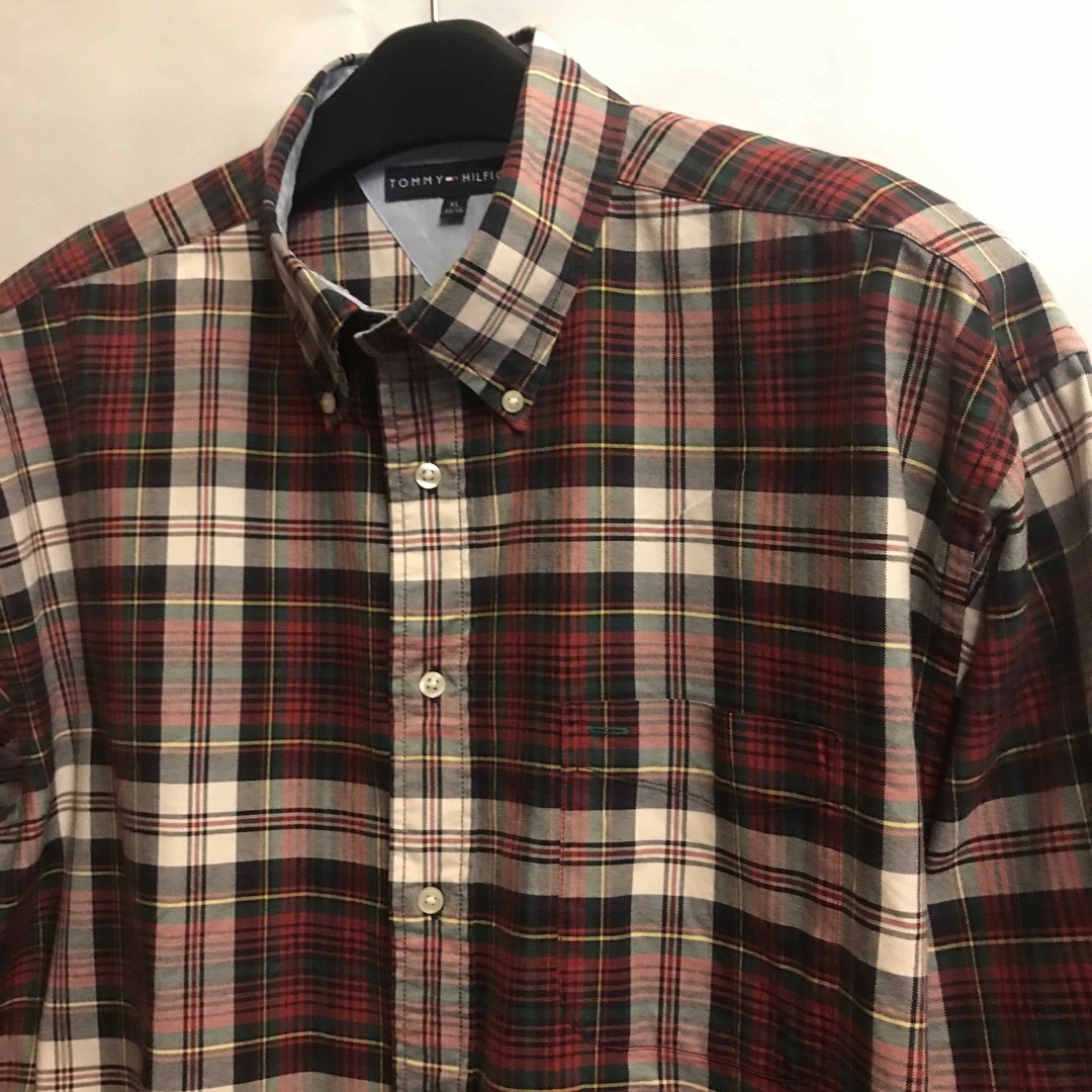 TOMMY HILFIGER(トミーヒルフィガー)のトミー　ヒルフィガーシャツ　2XL メンズのトップス(シャツ)の商品写真