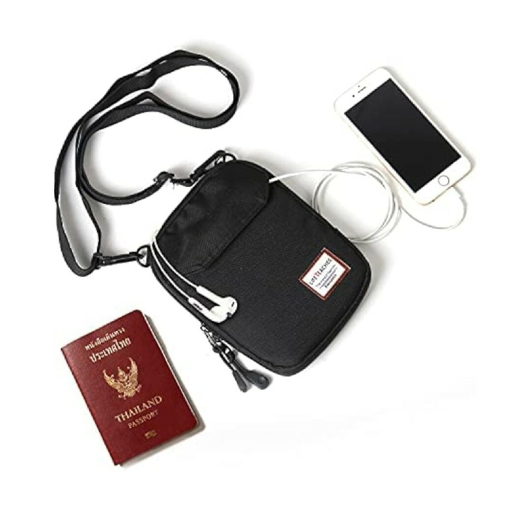 クロスボディバッグ　パスポートケース　ショルダーバッグ メンズのバッグ(ボディーバッグ)の商品写真
