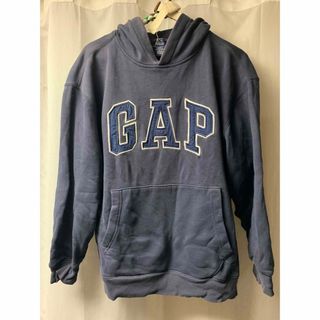 ギャップ(GAP)のＧＡＰ　ギャップ　パーカー　ネイビー　ＸＬサイズ(パーカー)