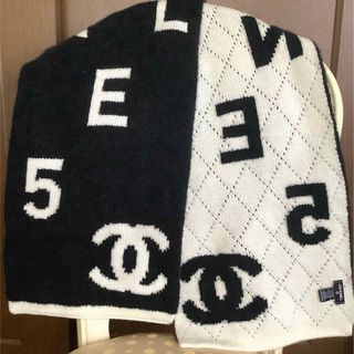 シャネル(CHANEL)の専用　美品　CHANEL ココマーク　ロゴ　マフラー　リバーシブル(マフラー/ショール)