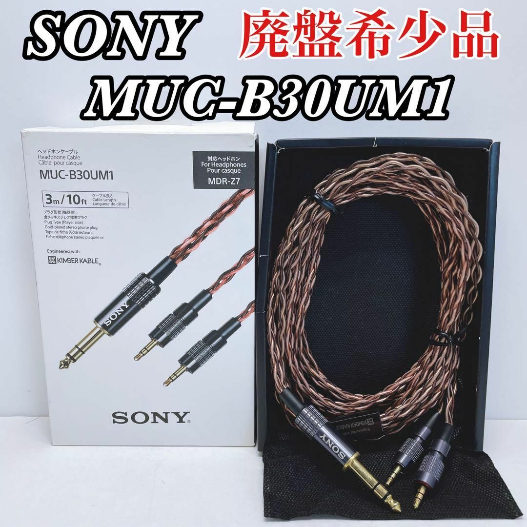 【廃盤希少】SONY ソニー MUC-B30UM1　ヘッドホンケーブル