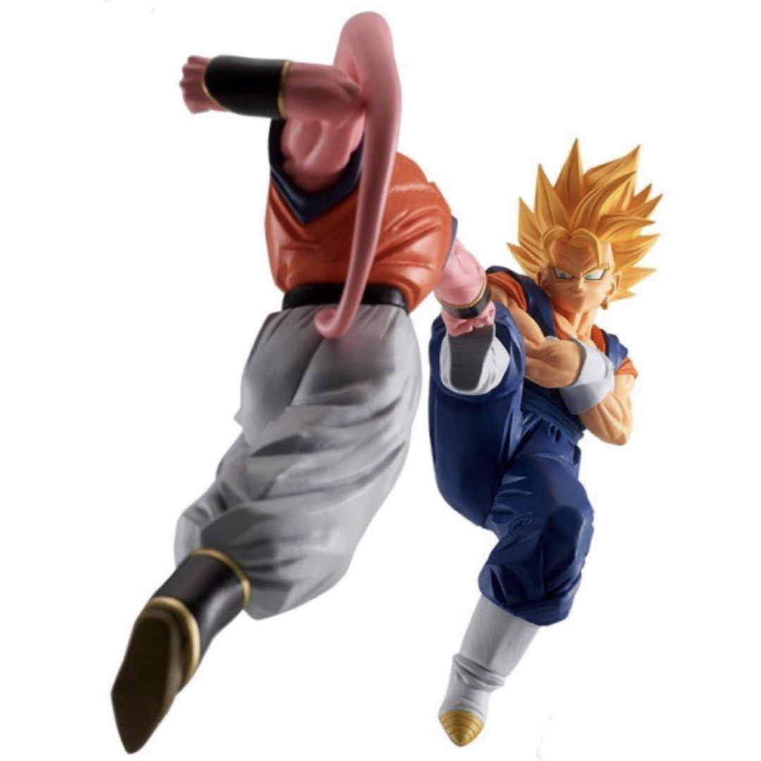 BANDAI(バンダイ)のドラゴンボールZ 魔人ブウ 超サイヤ人ベジット フィギュア 2体セット  箱なし ハンドメイドのおもちゃ(フィギュア)の商品写真