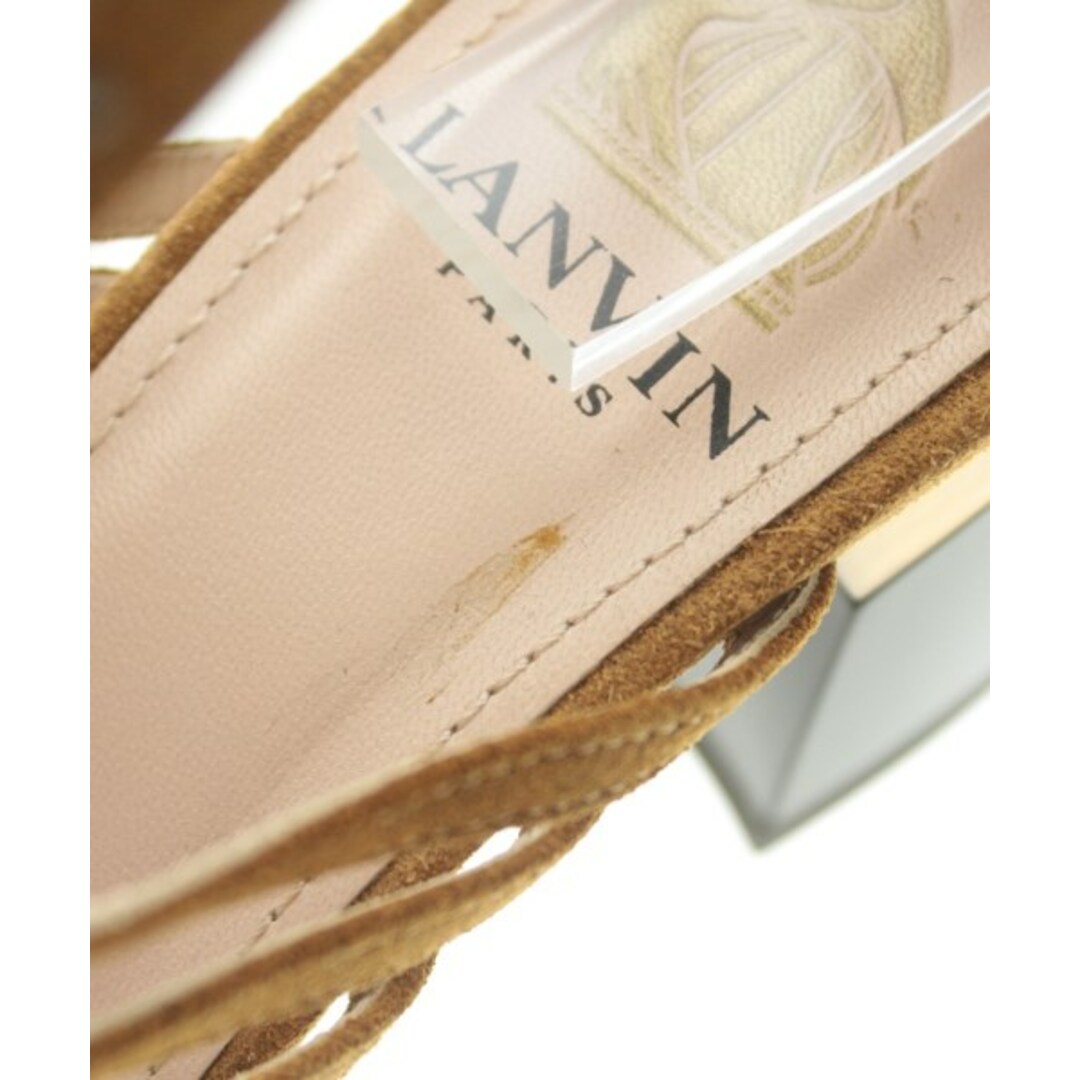 LANVIN(ランバン)のLANVIN ランバン サンダル EU35(21.5cm位) 茶 【古着】【中古】 レディースの靴/シューズ(サンダル)の商品写真