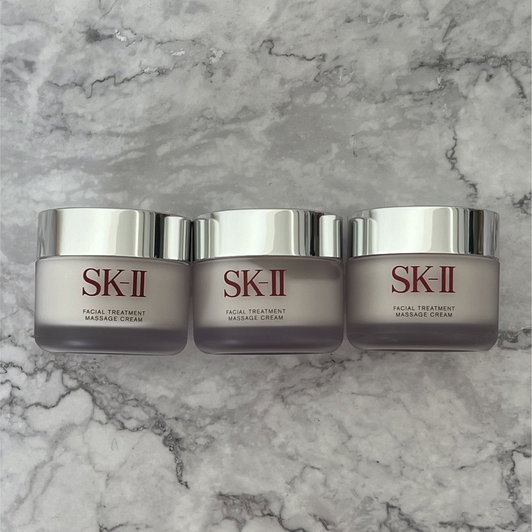 SK-II(エスケーツー)のSK-2 フェイシャル トリートメント　マッサージクリーム  80g3個 コスメ/美容のスキンケア/基礎化粧品(フェイスクリーム)の商品写真