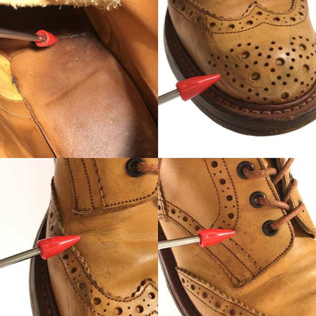 Trickers(トリッカーズ)のTricker's / トリッカーズ | 2508 モールトン ウイングチップ ブローグ カントリーブーツ | 45143 | ベージュ | メンズ メンズの靴/シューズ(ブーツ)の商品写真