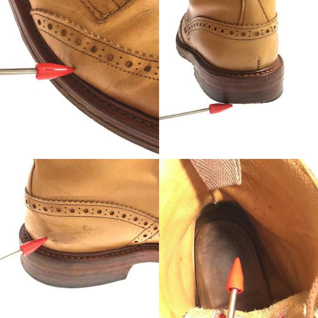 Trickers(トリッカーズ)のTricker's / トリッカーズ | 2508 モールトン ウイングチップ ブローグ カントリーブーツ | 45143 | ベージュ | メンズ メンズの靴/シューズ(ブーツ)の商品写真
