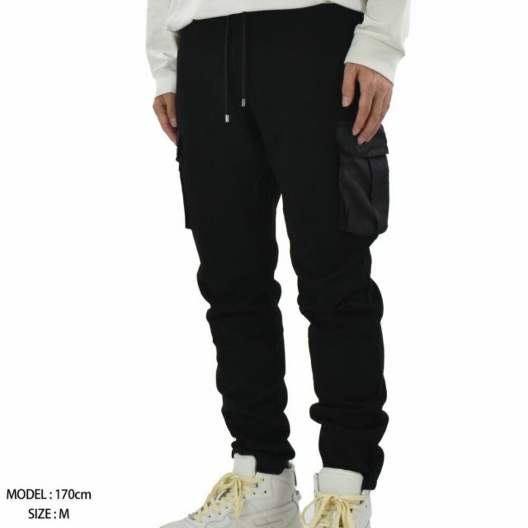 【JET BLACK】ボーラー BALR. スウェットパンツ メンズ トラックパンツ カーゴパンツ ブラック 黒 Q-CARGO SERIES  SLIM ClASSIC SWEATPANTS【送料無料】