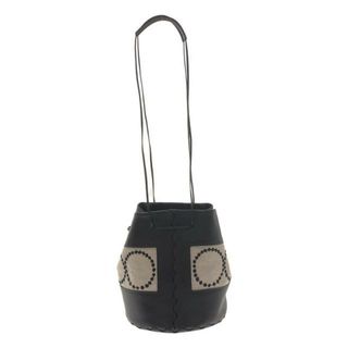 【新品】 mina perhonen / ミナペルホネン | 2023SS | tambourine benna / タンバリン レザー切替 巾着 ショルダーバッグ | F | black | レディース 【新品】 mina perhonen / ミナペルホネン | 2023SS | tambourine benna / タンバリン レザー切替 巾着 ショルダーバッグ | F | black | レディース
