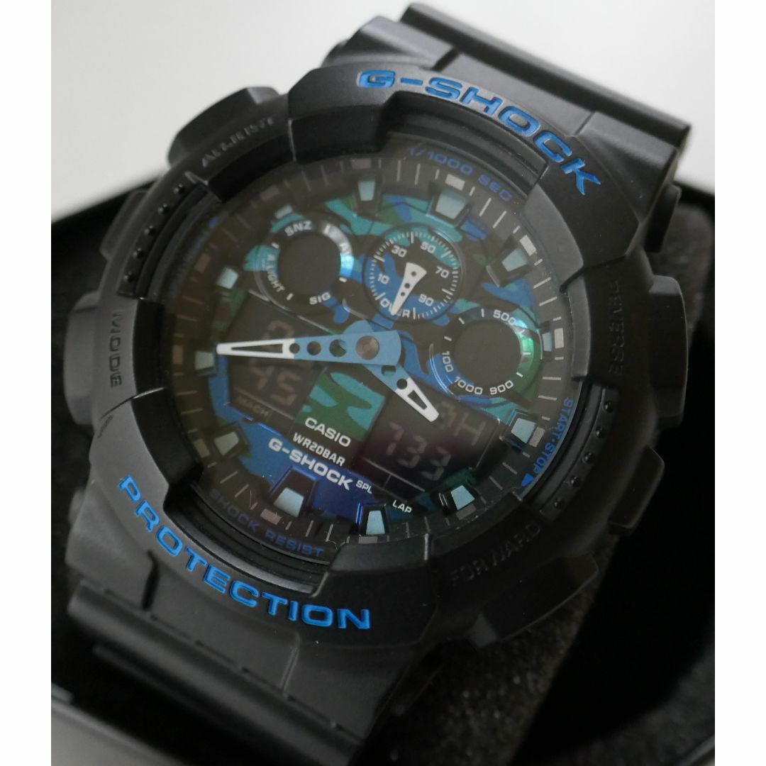 CASIO(カシオ)のG-SHOCK　GA-100CB-1A（海外モデル）　プロテクター バンパー付 メンズの時計(腕時計(アナログ))の商品写真