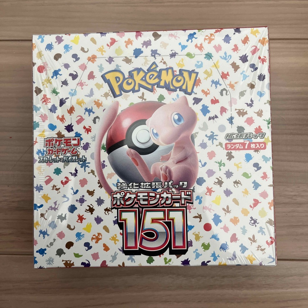 ポケモンカード151BOX未開封シュリンク付きエンタメ/ホビー